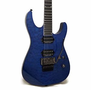 Jackson SL2Q MAH Soloist Pro Series Electric Guitar - Transparent Blue