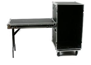 Elite Core 20 Space (20U) ATA Rack Amp Road Case (20" Deep) w/ Casters & Table