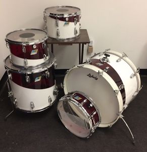 Vintage Ludwig Vistalite Drum Set - RARE Pattern "E" - Made in USA