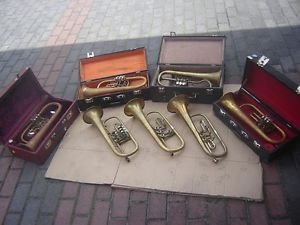 Flügelhörner Satz 7 Stück