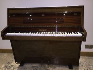 SUPERB! Small Smallest British ZENDER 6 Six Octave Upright Piano UK DELIVERY