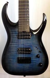 Jackson Pro Series Misha Mansoor Juggernaut HT7 Ocean Burst Electric Guitar