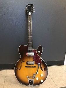 Harmony H74 hollow body guitar with Bigsby and Gold Foil pickups