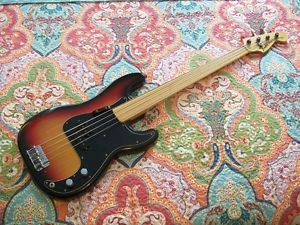 1973 Fender Precision Bass - Factory Fretless Maple