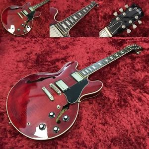 1979 Greco SA-700 Electric Guitar ES-335 Red Japan Vintage Free Shipping w/SC
