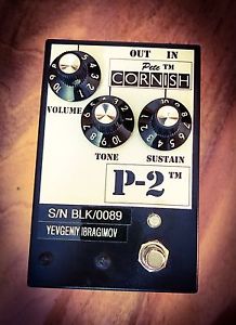 Pete Cornish P-2 Fuzz and Distortion Guitar Effects Pedal (battery free)