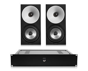 Amphion One15 Passive 2-Way Monitor Speakers (Pair) w/ Amp100 Stereo Amplifier