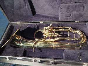 1948 King N.H. White Artist model Baritone Horn with case Stock #BH11