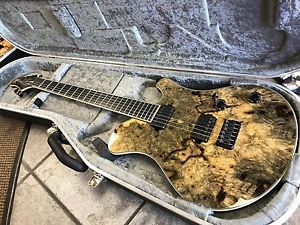 Mayones Legend V22 2017 New with amazing buckeye burl top