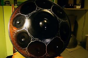 HANDPAN STEEL PAN Drum "Formart SOUND" Minor Scale UV-LIGHT 2 nd Generation