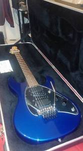 MUSIC MAN STEVE MORSE - MORSE BLUE BURST - PICKGUARD BLACK ELECTRIC GUITAR