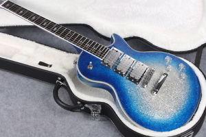 ACE Signature with Blue Burst Silver Sparkle Electric Guitar