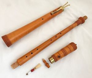 German Renaissance Great Bass Rauschpfeife in C by Gunter Korber Shawm - NOS