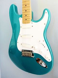1993 Fender Strat Plus - ALL ORIGINAL - Rare Caribbean Mist color
