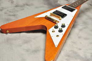 Gibson 2016 Limited Flying V Reissue Natural, Electric guitar, a1085