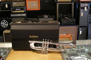 Getzen 3003-S Genesis Custom Series Silver-Plated Professional Bb Trumpet w/Case