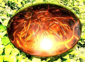 LotusDrum - doubles as a Singing Bowl - handmade item