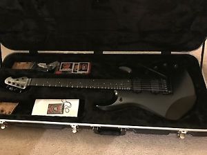 Ernie Ball Music Man John Petrucci 6 Electric w Piezo Bridge Stealth Ebony