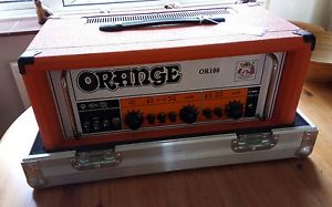 Orange OR100 Amp Head and Fitted Flight Case