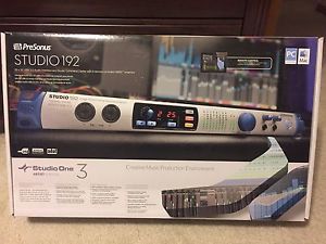NEW PreSonus Studio 192 26x32 USB 3.0 Audio Interface and Studio Command Center