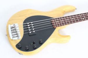 1990 Ernie Ball Music Man Stingray 5 Natural w/bag - All original -