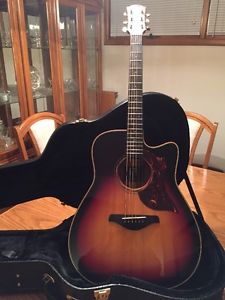 Yamaha A3M Acoustic Electric Guitar Sunburst OHSC