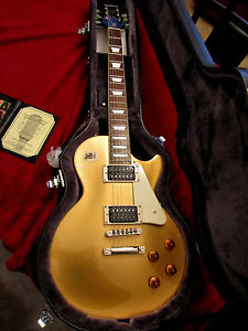 EPIPHONE "SLASH" LES PAUL GOLD TOP NEVER USED ALL ACCESSORIES INCLUDED 2008