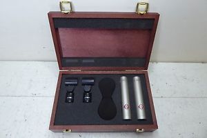 NEUMANN KM184 PAIR STUDIO CONDENSER MICROPHONES CONSECUTIVE SERIAL NO#s LQQK !