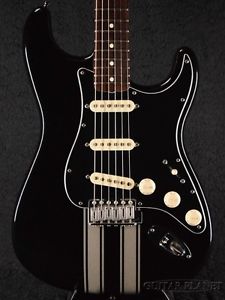 Fender Kenny Wayne Shepherd Stratocaster - Black with Silver Racing Stripes