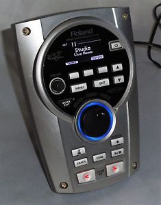 Roland V-Drum TD-15 Sound Module w/ Power Supply , Wiring Harness & Mount