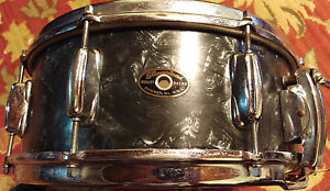 Vtg Late 1950's Slingerland Super Gene Krupa 5.5 x14 RADIO KING snare drum BDP