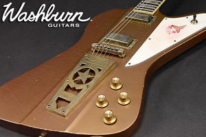Washburn Paul Stanley Signature Time Traveler PS2012R Golden Mist firebird m1182