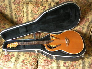 USA Ovation Elite 1768 4C Acoustic Guitar with Ovation case