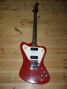 Vintage GIBSON FIREBIRD NON-REVERSE With ARM / 1968 USA Cardinal RED w/C