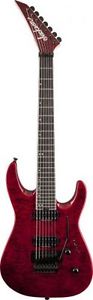 Jackson DK7Q Dinky Transparent Red - 7-Saiter E-Gitarre, Showroom Modell