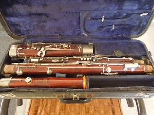 Adler Sonora Wood Bassoon Germany with High D Needs Overhaul lowered opening bid