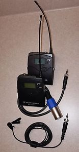 Sennheiser EW100G3 100 G3Wireless System + Lav Mic + Body Packs!!! - 516-558 Mhz