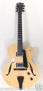 2010 HANCOCK Handmade JAZZ hollowbody guitar with Kinman pickups EXC condition.