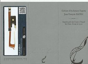 Violin bow by NICOLAS MALINE with certificat authenticity   ...ARCHET