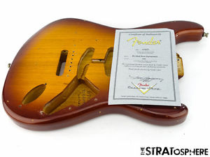 Fender Custom Shop Postmodern Relic Stratocaster BODY Strat Guitar Tobaccoburst