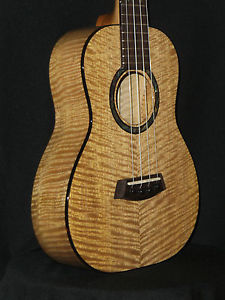 KANILEA KPA CUSTOM RARE PREMIUM CURLY MANGO 4 STRING TENOR UKULELE