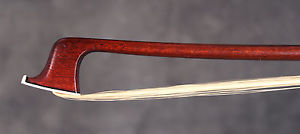 A superb French certified violin bow J.J. Martin, "VUILLAUME A PARIS",ca. 1860.