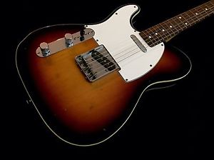 LEFTY! Fender 62RI Telecaster Custom Double Bound Sunburst Guitar RARE HSC RELIC