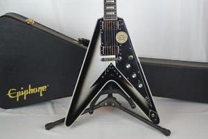 EPIPHONE BRENT HINES LIMITED EDITION FLYING V CUSTOM W/ CASE, Int'l Buyer Wel
