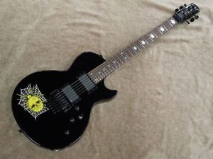 ESP KH-3 KH3 NECK-THRU Electric Guitar Black Used Excellect++ Mint Rare