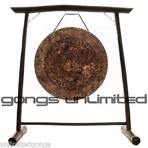 28" Atlantis Gong on the Vietnamese Bamboo Gong Stand with Mallet