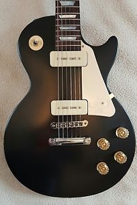 Gibson les paul 60s tribute High Performance Satin Black p90's