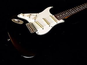 LEFTY! Fender JV Era 1962RI Stratocaster Piano Black Strat Left Hand RELIC HSC