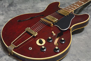 Gibson 1979 ES-345TD Wine Red, hollow body type, Electric guitar, m1249