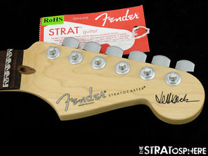 USA Fender JEFF BECK Stratocaster Strat NECK + LOCKING TUNERS LSR Rosewood SALE!